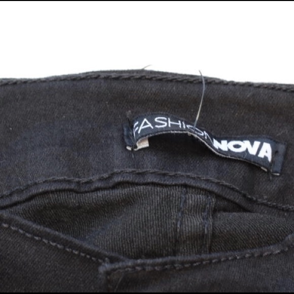 Fashion Nova Super High Waist Denim Skinnies - Picture 2 of 5